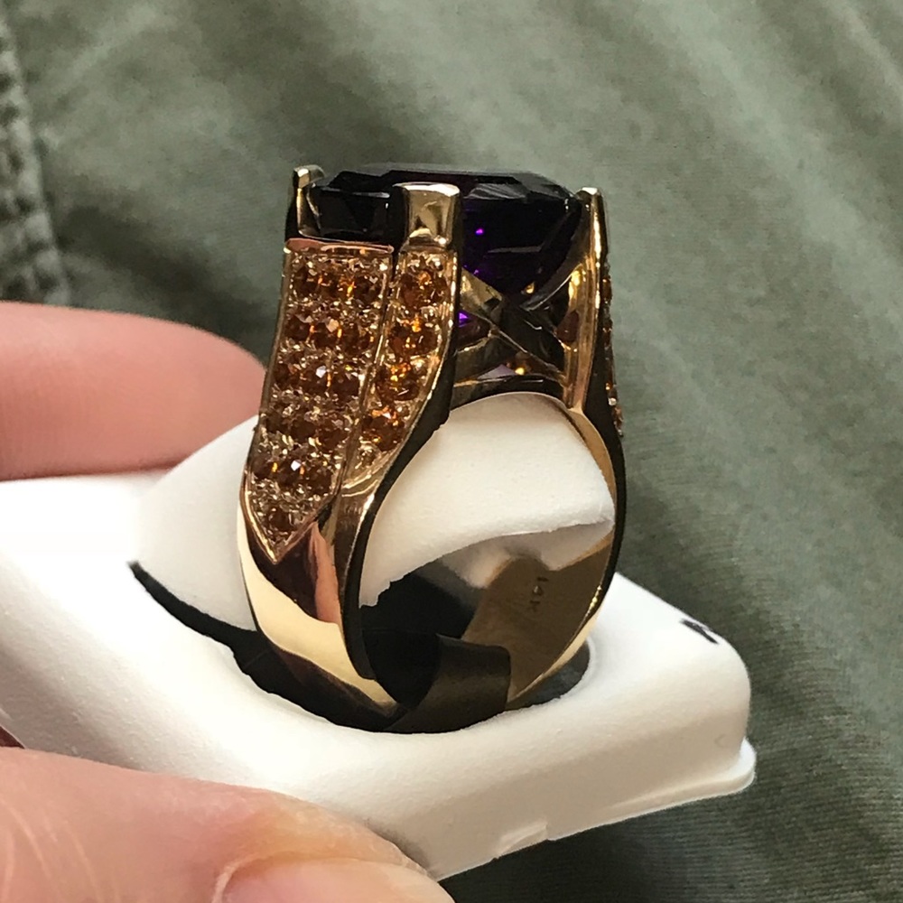 🎉HP🎉NWOT Exquisite Genuine Amethyst🎉 - Picture 4 of 8